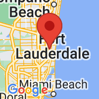 Map of Hollywood, FL US
